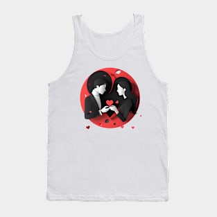 Discover True Romance: Art, Creativity and Connections for Valentine's Day and Lovers' Day Tank Top